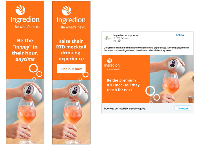 RTD Mocktails ads